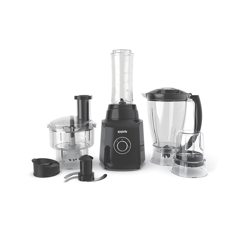 BL467ABEF-P Food Processor 400-Watts with Stainless Steel Slice, Shred and Chop Attachments
