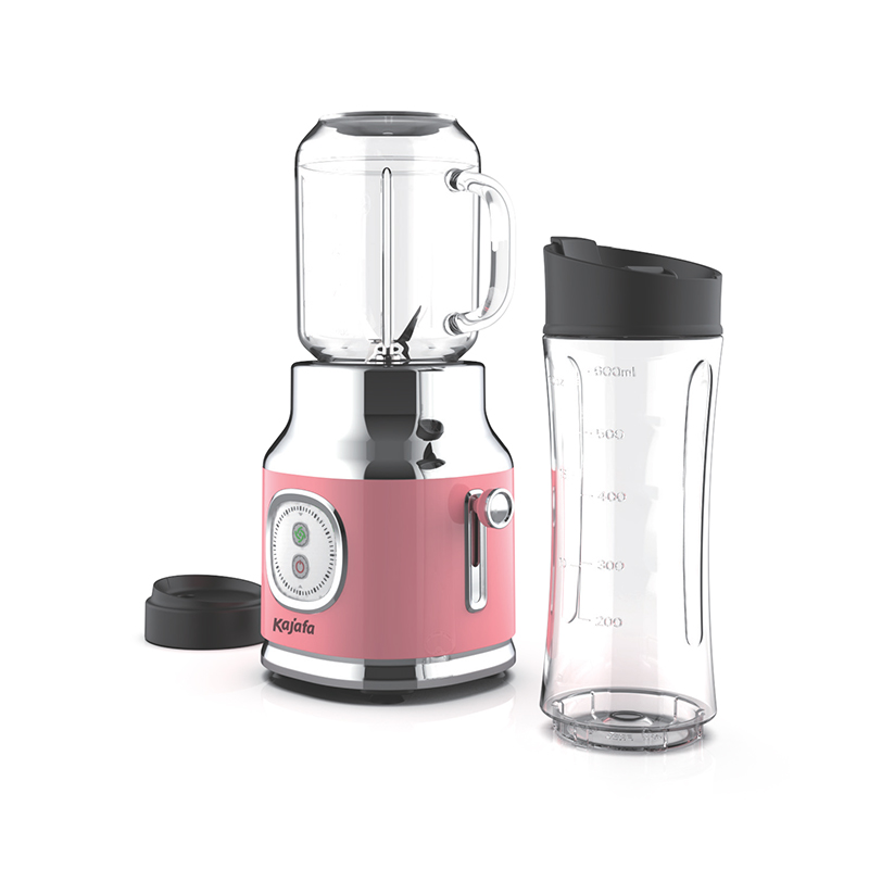 BL389B-P4 Smoothie Blender with Sharp Blades, Personal Mini Blender for Shakes and Smoothies, Blender for Kitchen with blending, BPA-free Travel Cup & 600ml Mason Cup