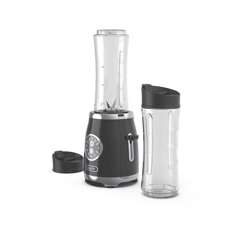 BL399B-P2 Powerful Smoothie Blender with 2 Portable Bottle Pulse Function,Personal Blender for Shakes and Smoothies,Retro style blender with travel bottle, Retro Smoothie Maker Portable Blender,Personal Blender for Shakes and Smoothies