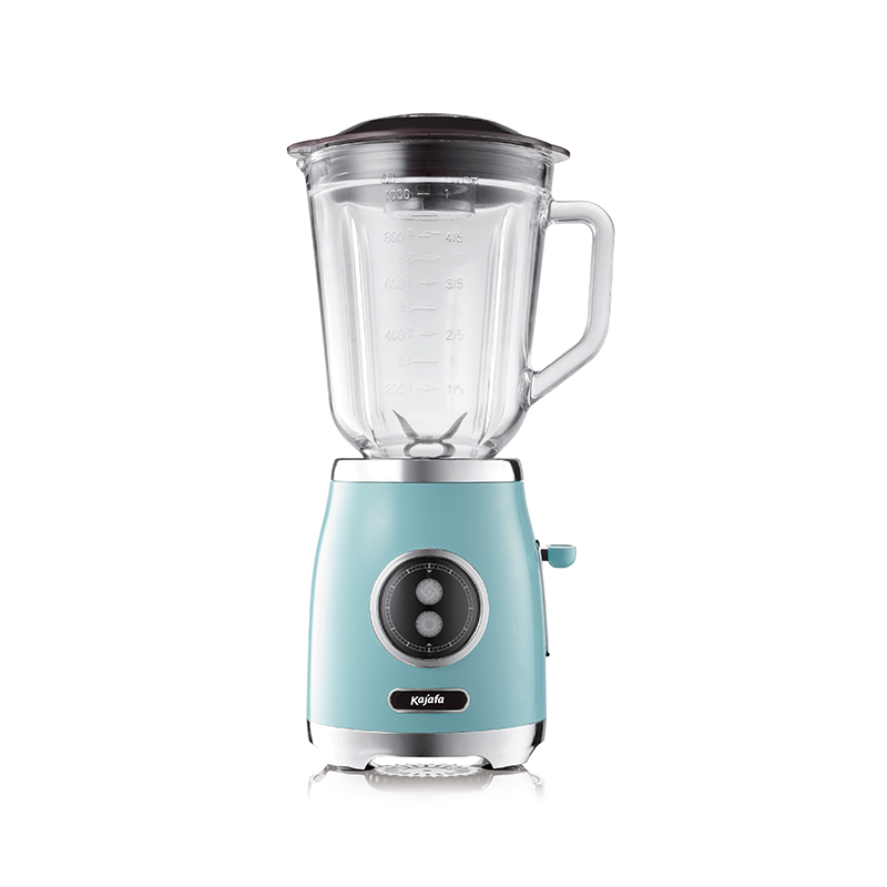BL399B-G Retro-Styled with 1000ml Glass Blending Jar and Stainless Steel Blade, Countertop Blender,High Power Personal Blender