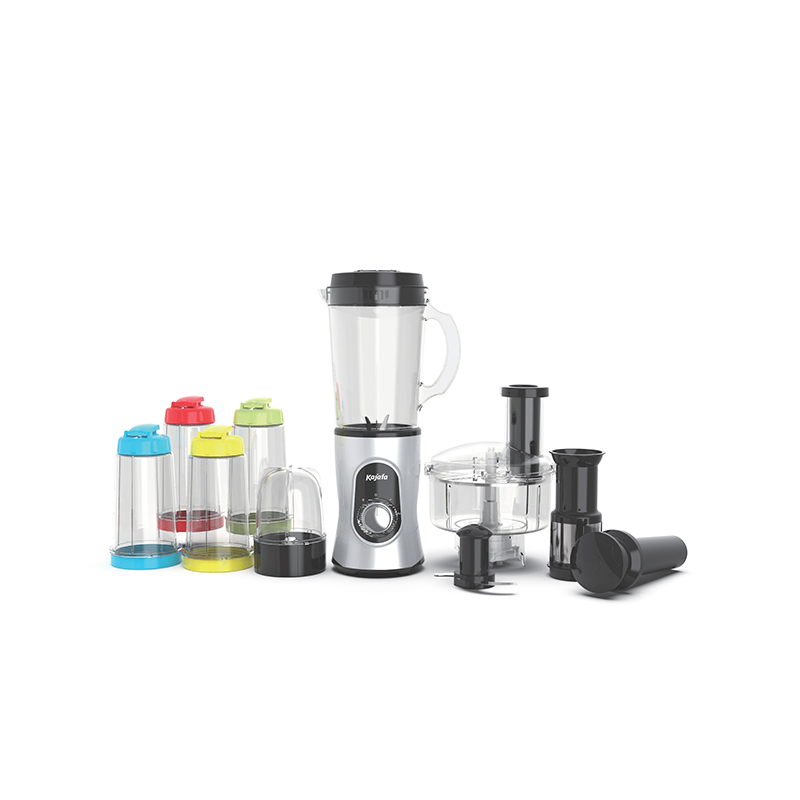 BL268ABCEF-21PCS Multifunction Protable Blenders,Smoothie Maker with food processor, Slicer,Shred & Grinder, Juicer extractor Machine